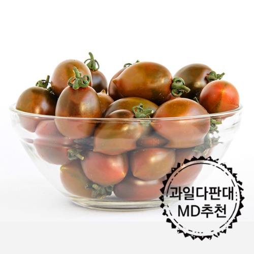 [과일 다판대] MD강력추천 달콤한 망고향 스테비아 흑 방울 토마토